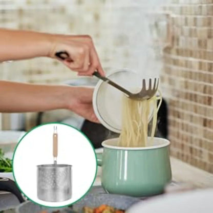 201 stainless steel fine mesh strainer with ergonomic handle