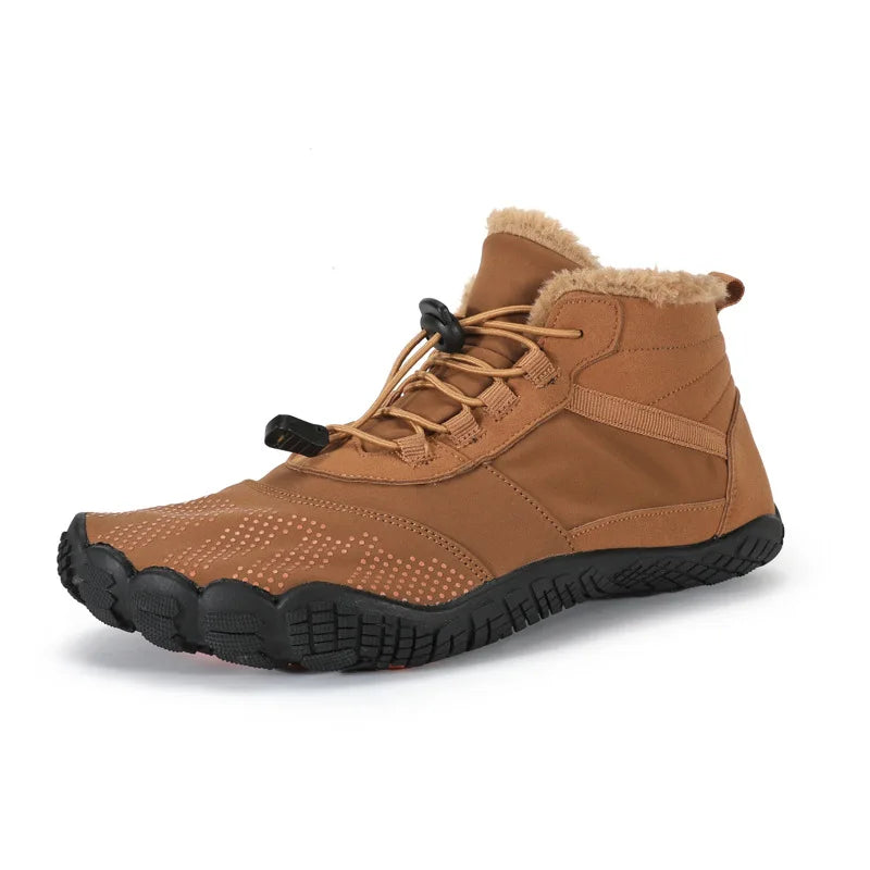 Winter Snow Boots – Warm Fur Lined, Non-Slip Barefoot Style