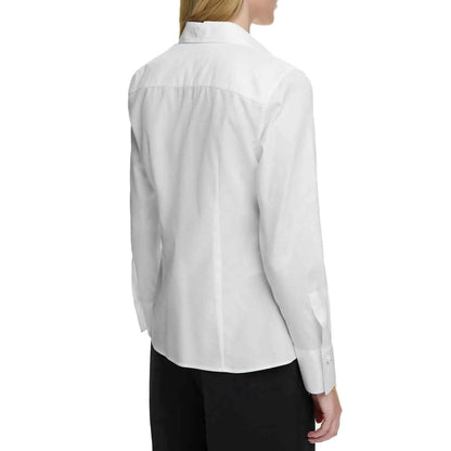 Stylish white shirt for professional women