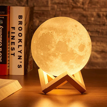 Decorative LED moon light for cozy indoor ambience