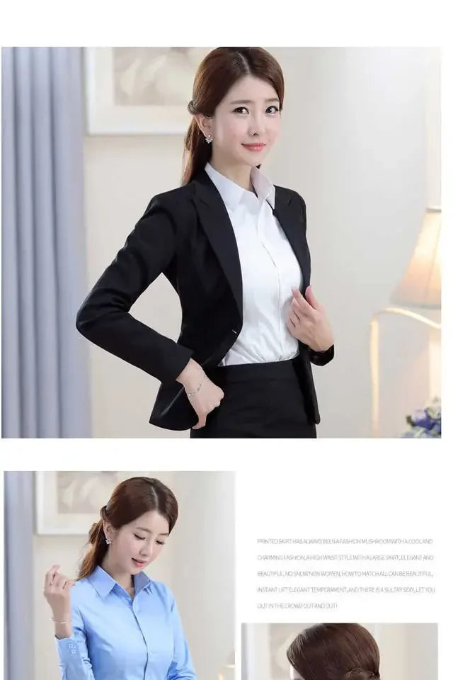 Plus Size White Shirt – Long Sleeve Professional Work Top