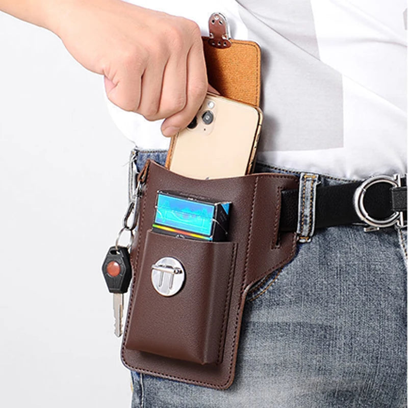 Compact bag for carrying phones and essentials
