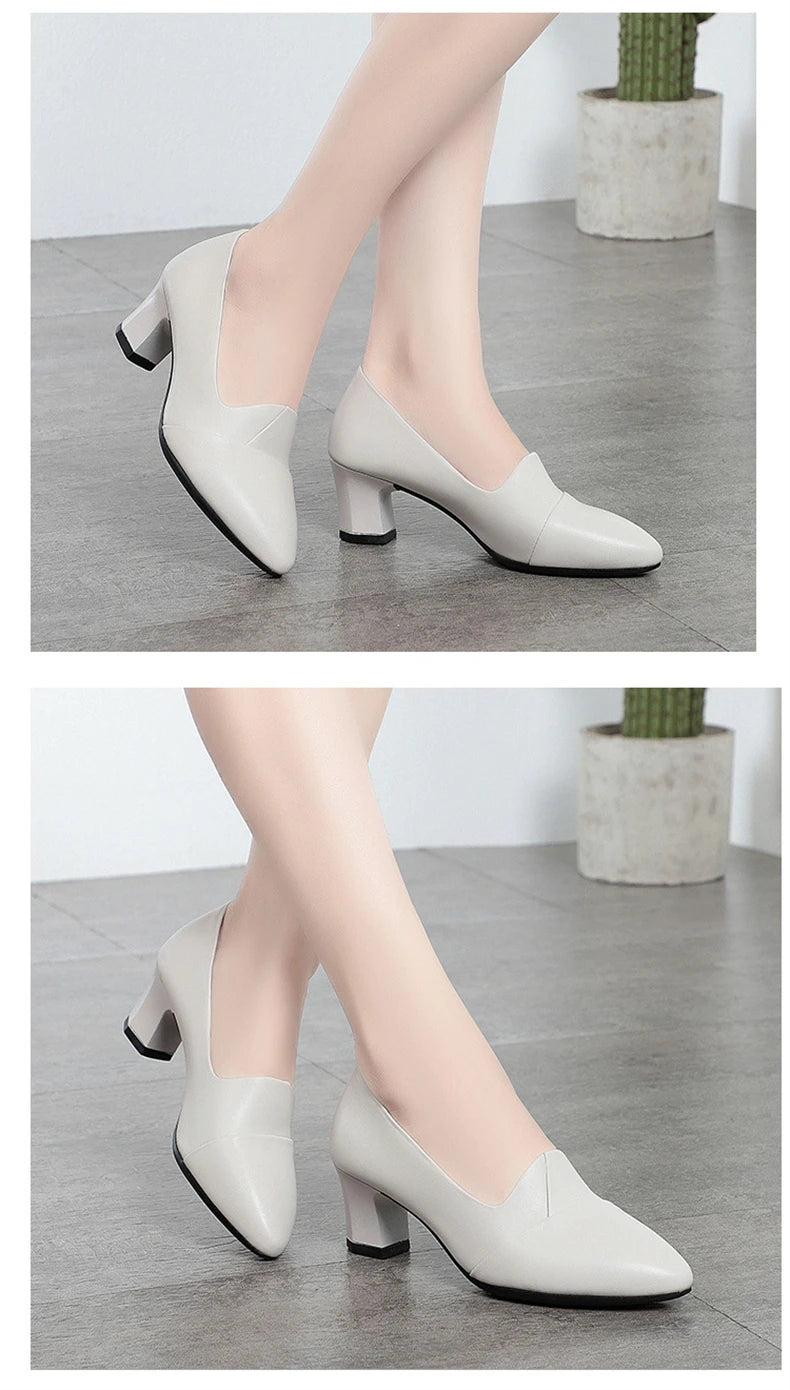 Classic Office Heels – Comfortable Spring/Autumn Footwear