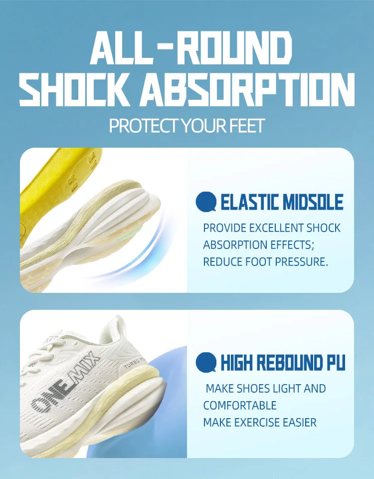 ONEMIX Breathable Running Shoes – Air Cushion Jogging Sneakers