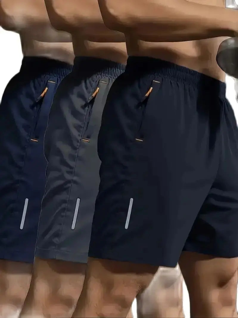 Men’s breathable summer sports shorts with elastic waist