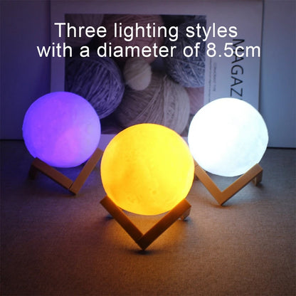 Decorative LED moon light for cozy indoor ambience