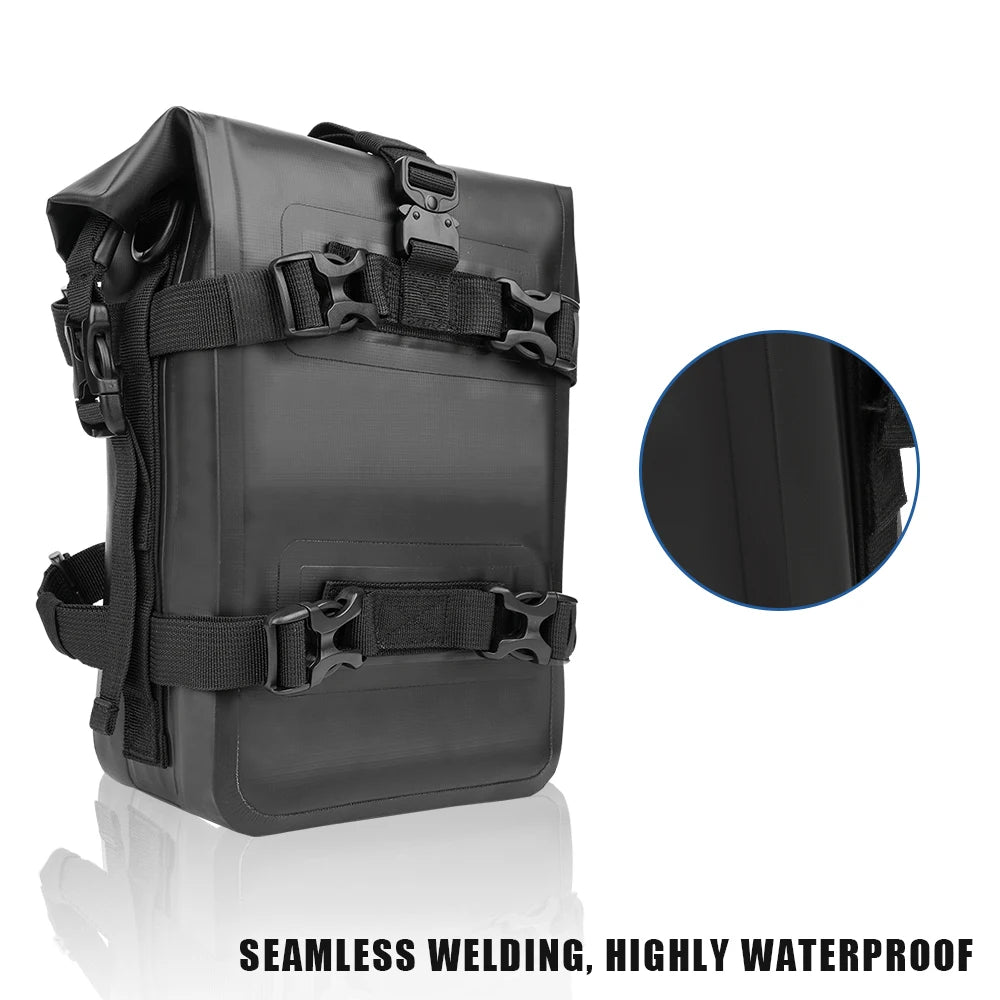 Compact protective bag for motorcycle maintenance gear