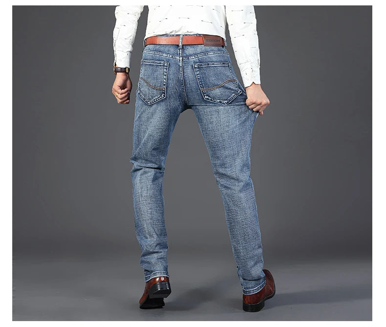 Classic blue & black fashion jeans for men