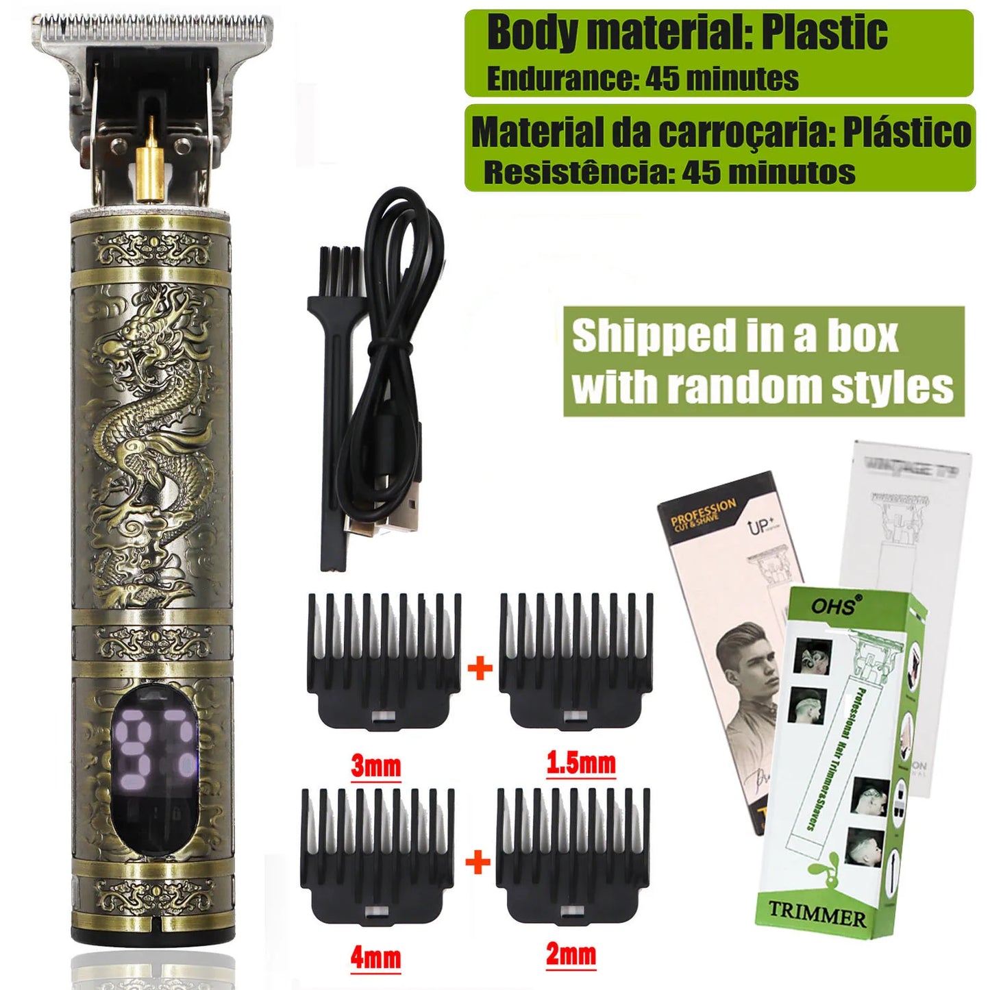 T9 Cordless Electric Hair Trimmer