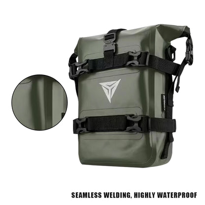 Compact protective bag for motorcycle maintenance gear