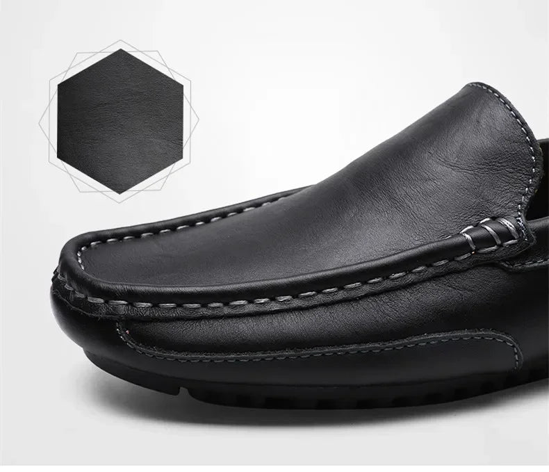 Stylish men’s classic moccasins for work and outings
