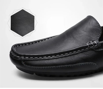 Stylish men’s classic moccasins for work and outings