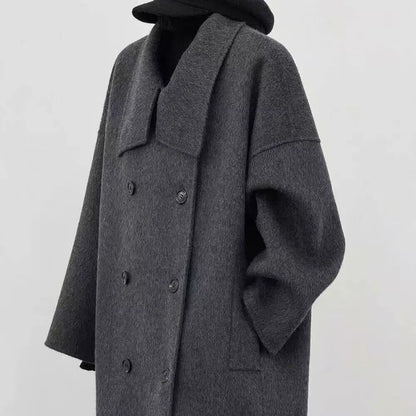 Women’s double-sided cashmere coat