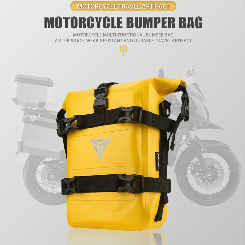 Compact protective bag for motorcycle maintenance gear