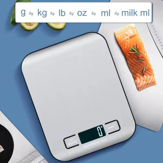 Stainless steel electronic scale for food and baking