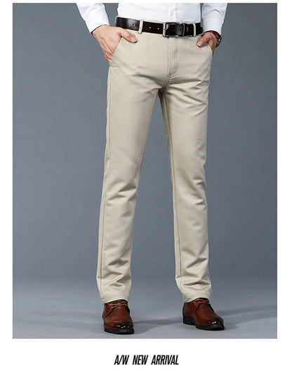 Luxury business casual suit pants, regular fit