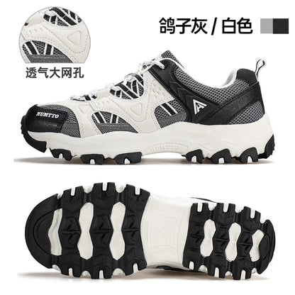 Unisex Outdoor Sneakers Wear-resistant Hiking Shoes For Men Women Non-Slip Tactical Climbing Shoes Breathable Trekking Sneakers