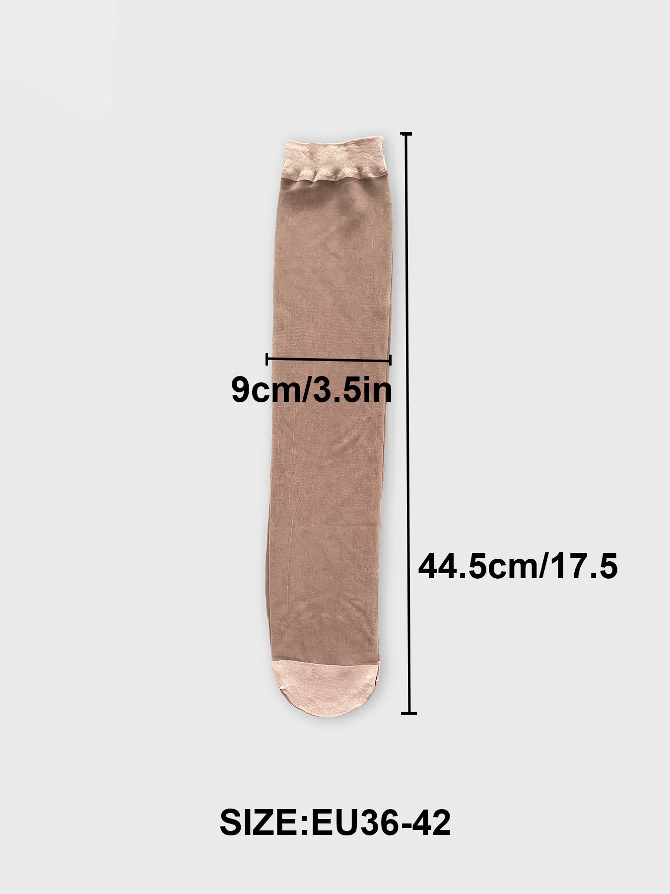 5 Pairs Women’s Ultra-Thin Stockings – Summer Mid-Calf Style