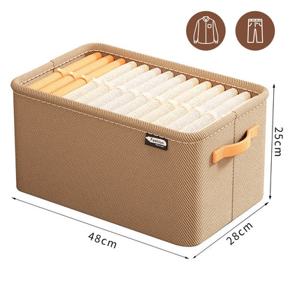 Durable wardrobe storage solution for sweaters, pants, and more