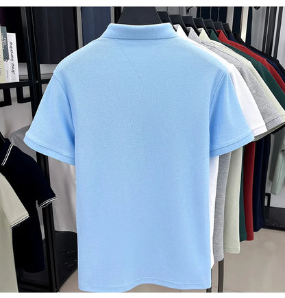 Men’s 100% cotton short sleeve polo shirt