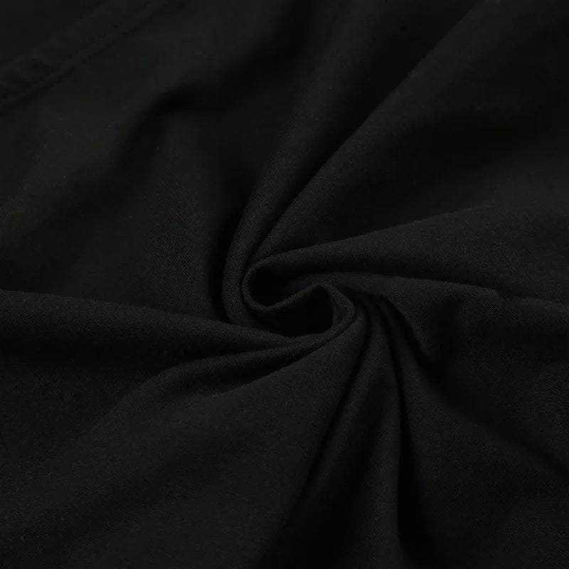 Women’s gothic black strapless tube top