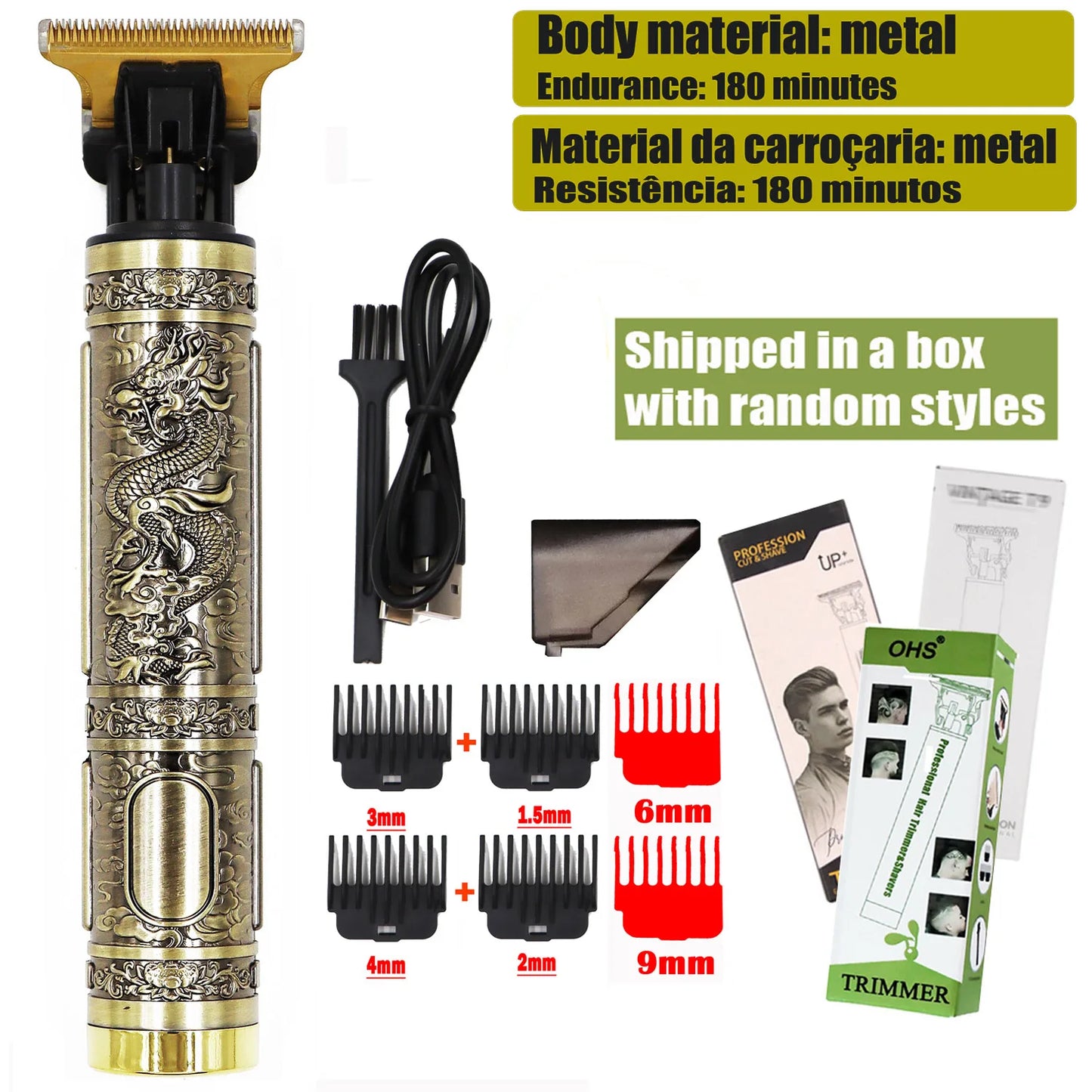 T9 Cordless Electric Hair Trimmer
