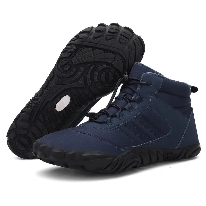 Winter Snow Boots – Warm Fur Lined, Non-Slip Barefoot Style