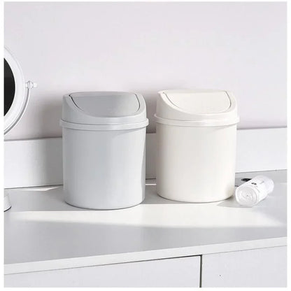 Portable mini waste bin for office, vanity, or study table