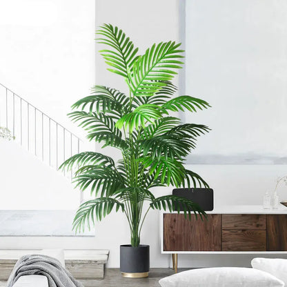 Tropical-style artificial tree—perfect for living room or patio décor