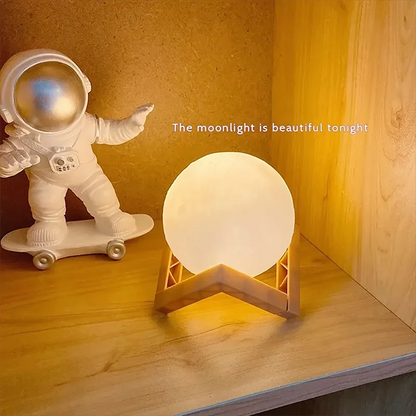 Decorative LED moon light for cozy indoor ambience