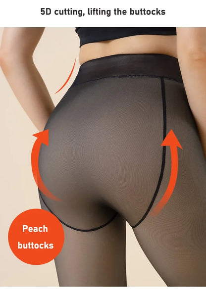 Fleece Thermal Leggings – High Waist, Cozy & Stretch