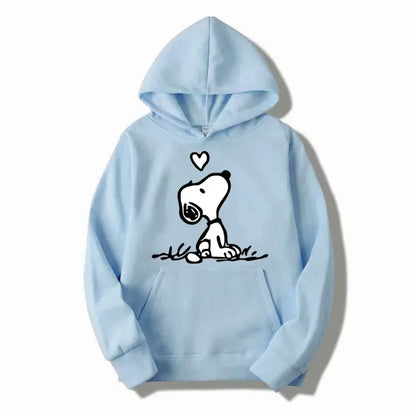 Unisex Snoopy cartoon hoodie for spring/autumn