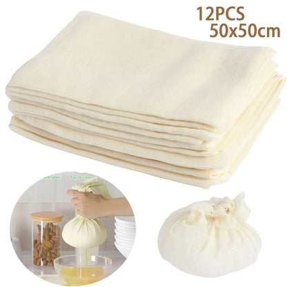 Unbleached cotton cheesecloth for straining and cooking