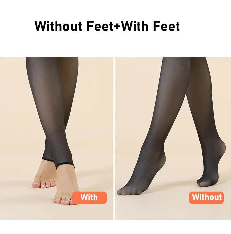 Fleece Thermal Leggings – High Waist, Cozy & Stretch