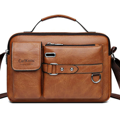 Large-capacity laptop briefcase for office, travel, or school