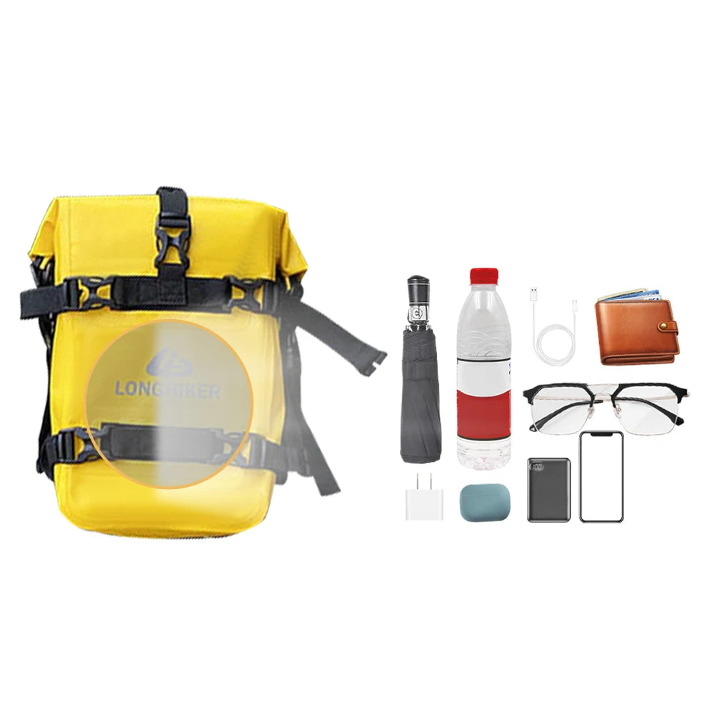 Compact protective bag for motorcycle maintenance gear