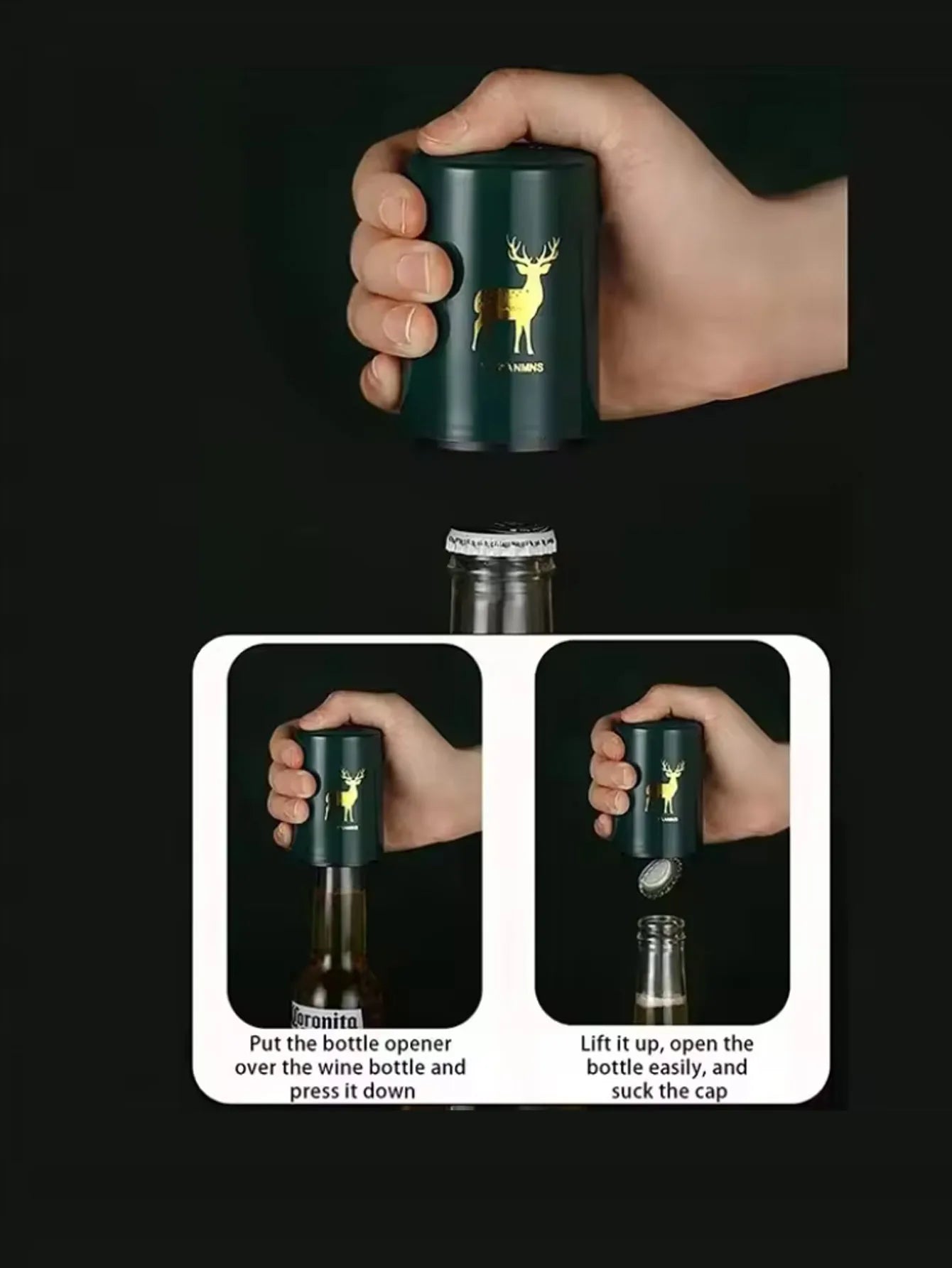 1PC Automatic Bottle Opener – Creative Kitchen Gadget