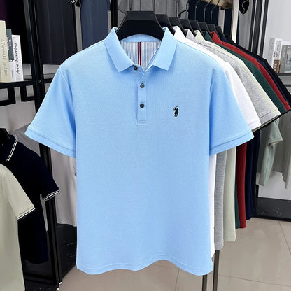 Men’s 100% cotton short sleeve polo shirt