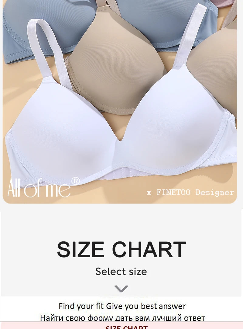 Women’s Seamless Push-Up Bra – No Wire, Breathable Design