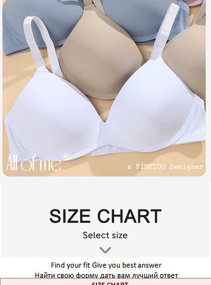 Women’s Seamless Push-Up Bra – No Wire, Breathable Design