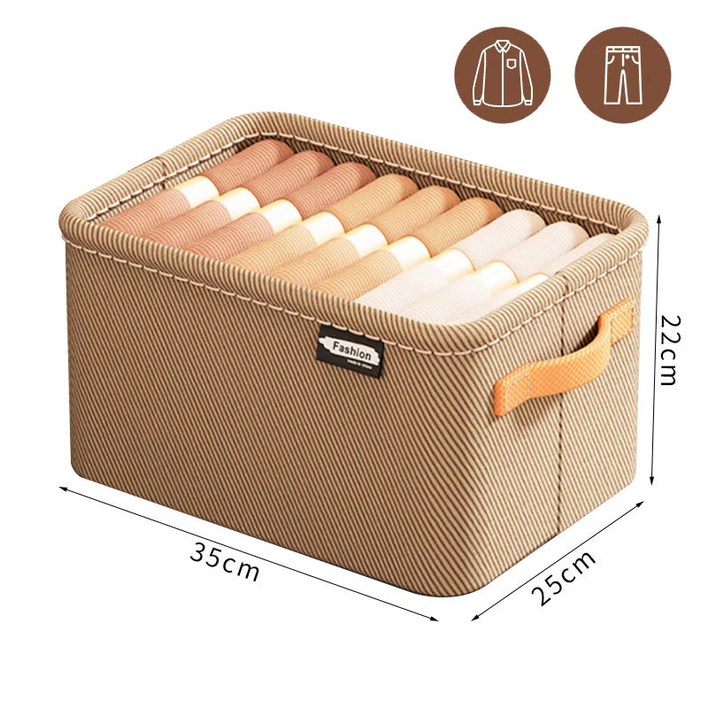 Durable wardrobe storage solution for sweaters, pants, and more