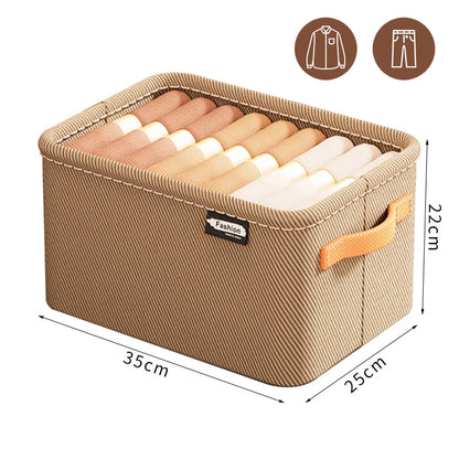 Durable wardrobe storage solution for sweaters, pants, and more