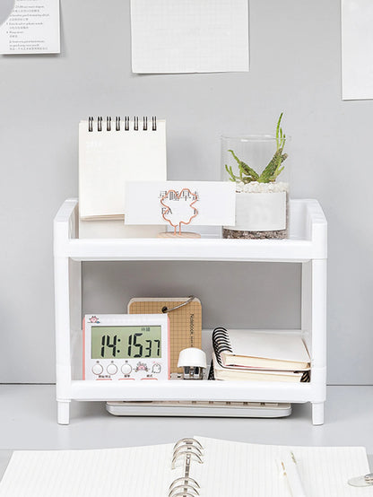 PP rectangular storage rack—perfect for stationery and student desks
