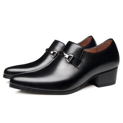 Classic high-quality leather men’s loafers