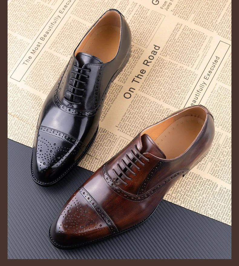 Handmade formal shoes for office, wedding, and parties
