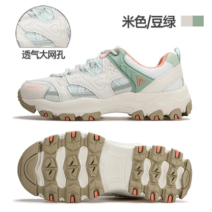 Unisex Outdoor Sneakers Wear-resistant Hiking Shoes For Men Women Non-Slip Tactical Climbing Shoes Breathable Trekking Sneakers