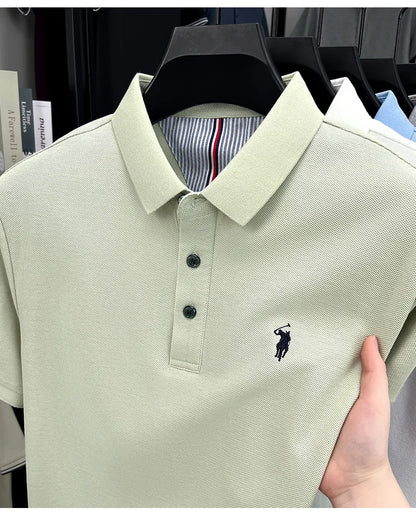 Men’s 100% cotton short sleeve polo shirt