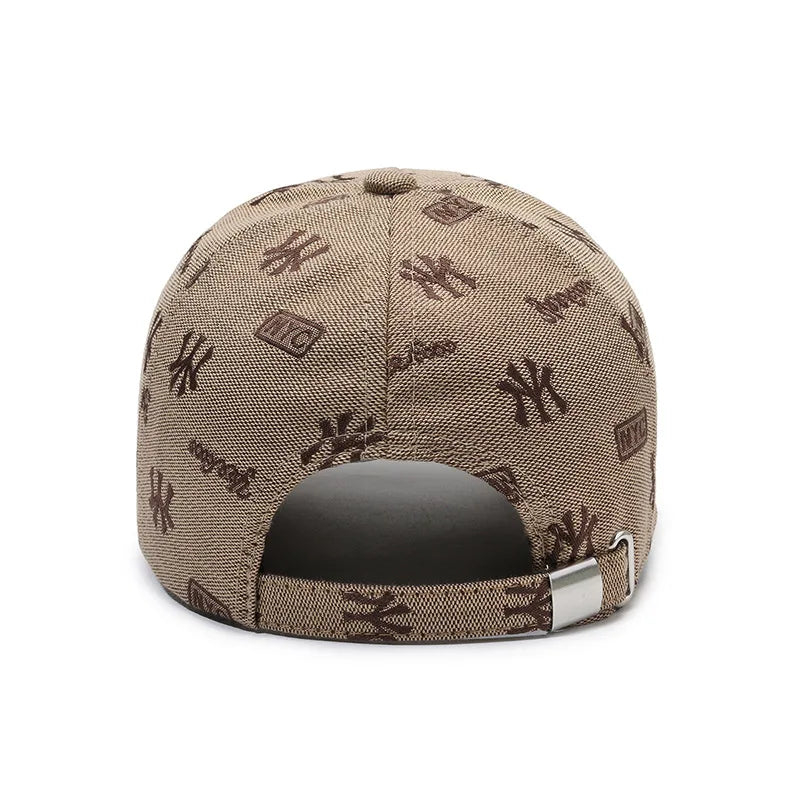 Unisex summer/autumn baseball cap with letter embroidery