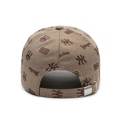 Unisex summer/autumn baseball cap with letter embroidery