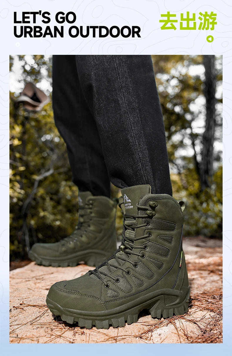 Men’s ultralight breathable mesh tactical boots